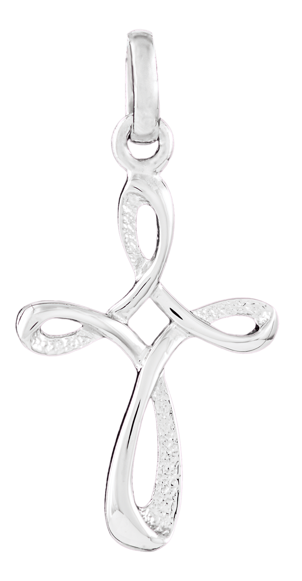 Marathon Ribbon Cross Pendant