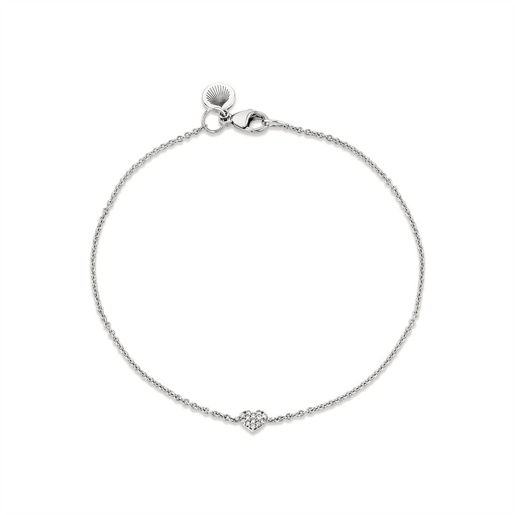 Diamond  Heart Bracelet