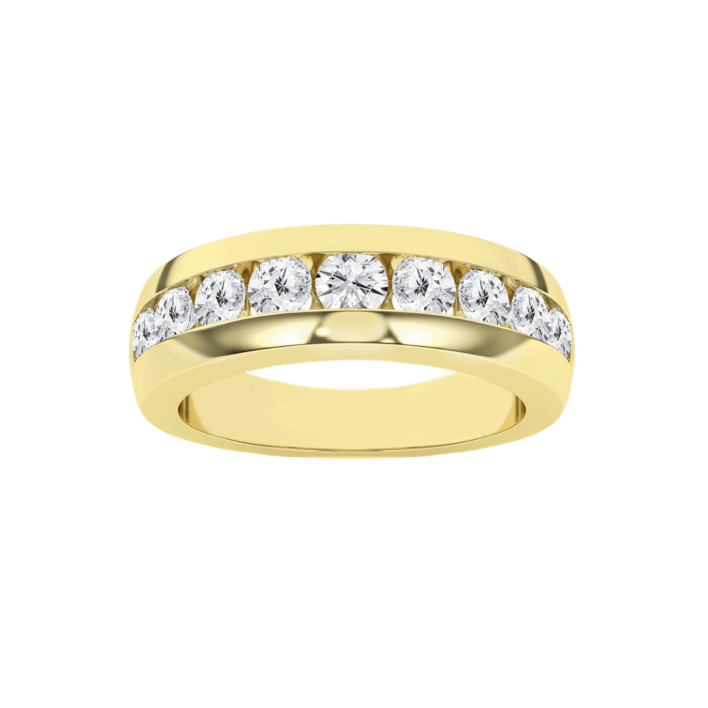 Lab Grown Mens Diamond Band