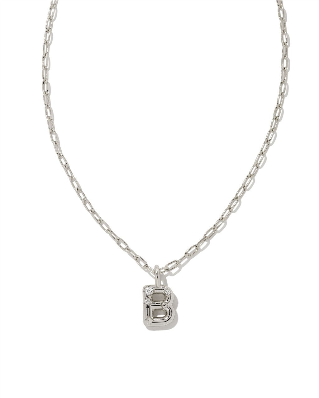 Kendra Scott Crystal Letter B Pendant Necklace