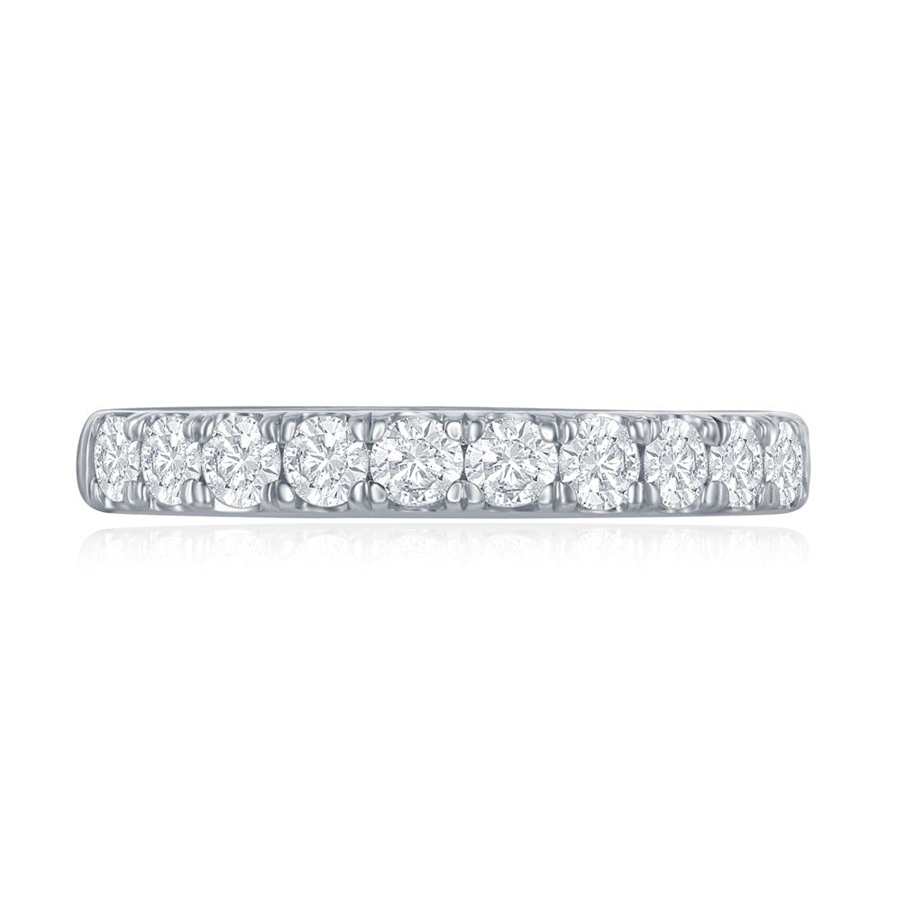 11 Stone 1/3 Carat Diamond Wedding Ring