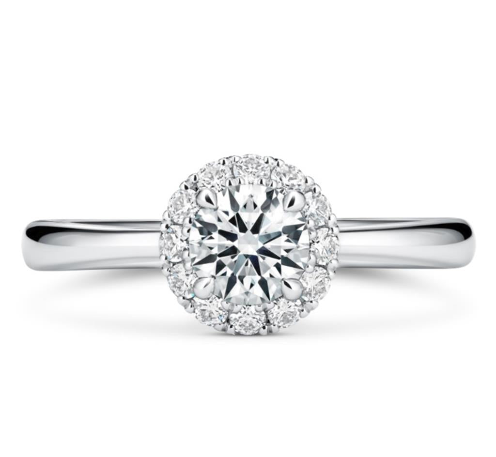 Vela Halo Diamond Engagement Ring