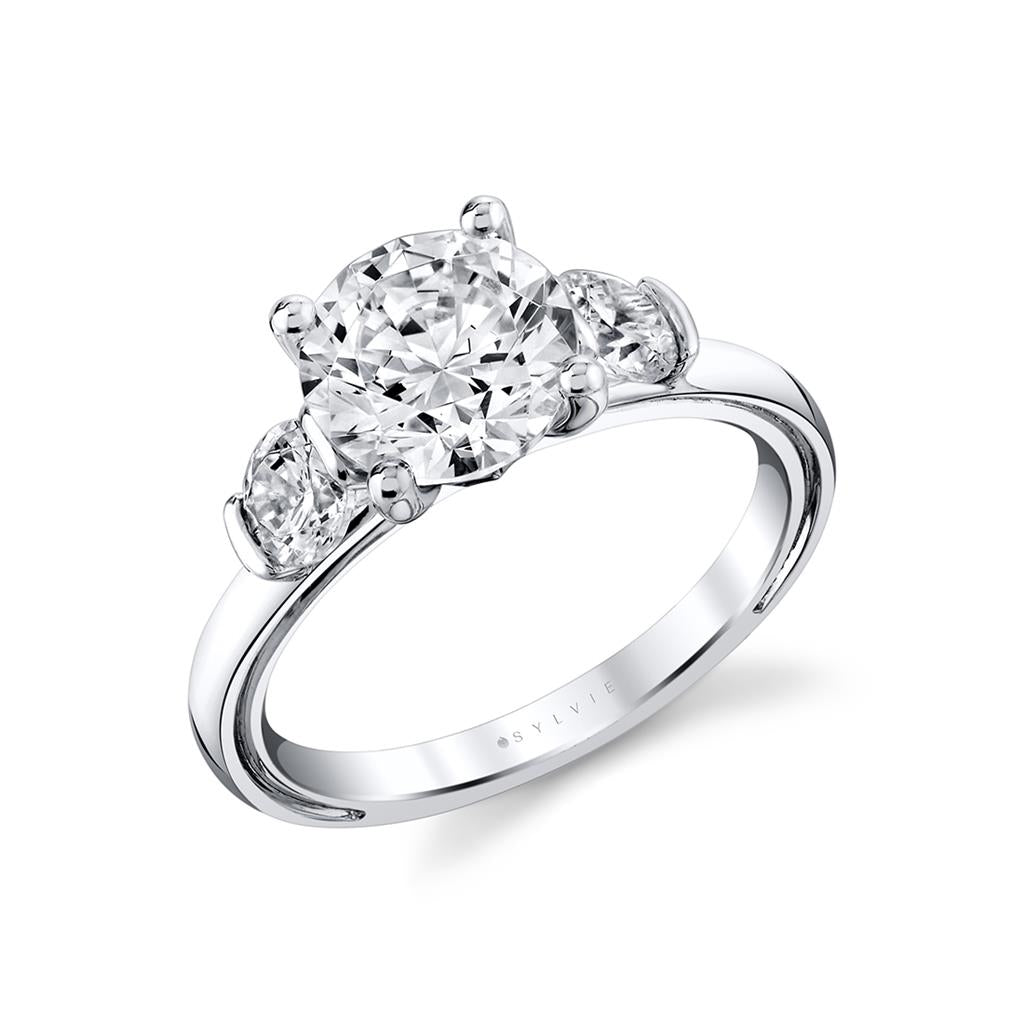 Sylvie Semi Mount Engagement Ring