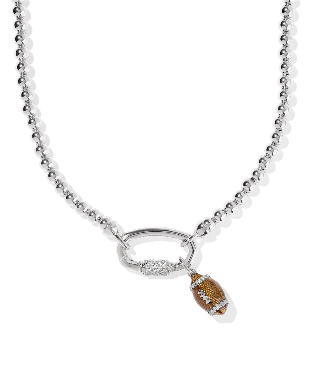 Kendra Scott Football Pendant Necklace