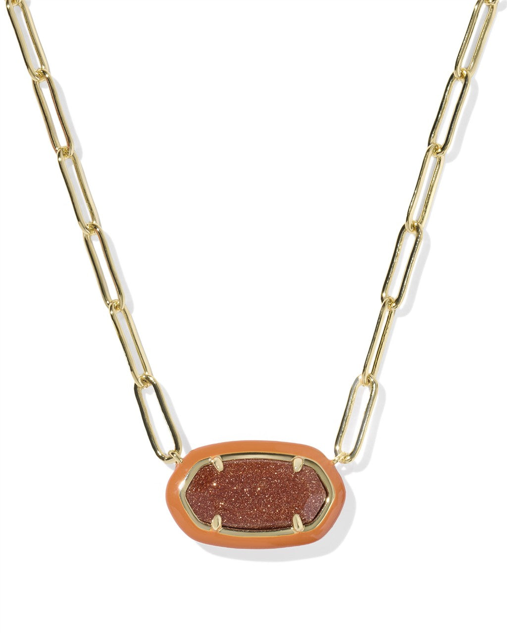 Kendra Scott Elisa Paperclip Necklace