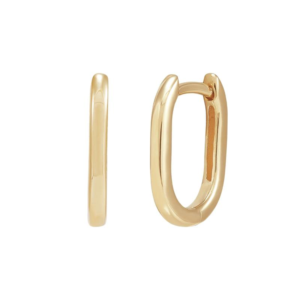 Gold Oval Huggies