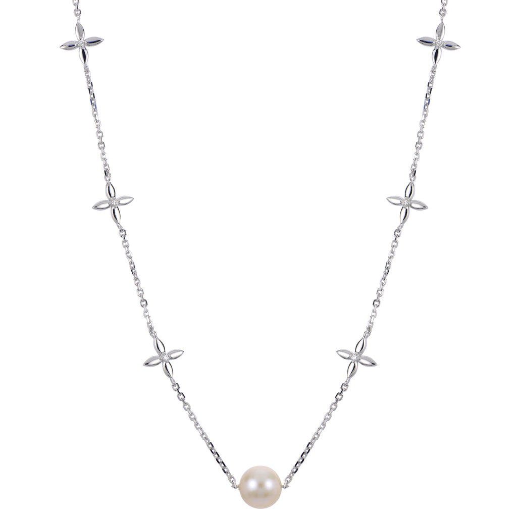 Sterling Silver Freshwater Pearl Necklace