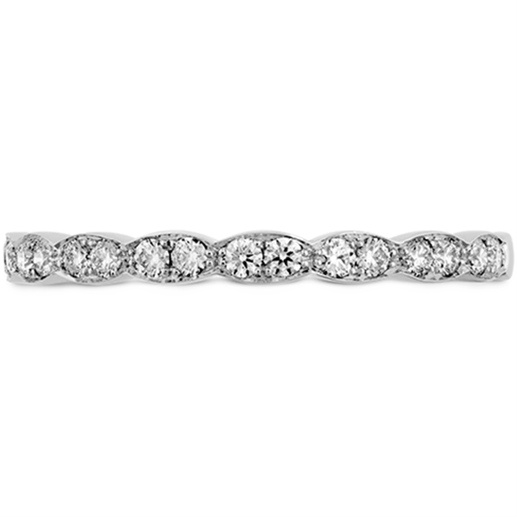 Hearts on Fire Lorelei Floral Wedding Band