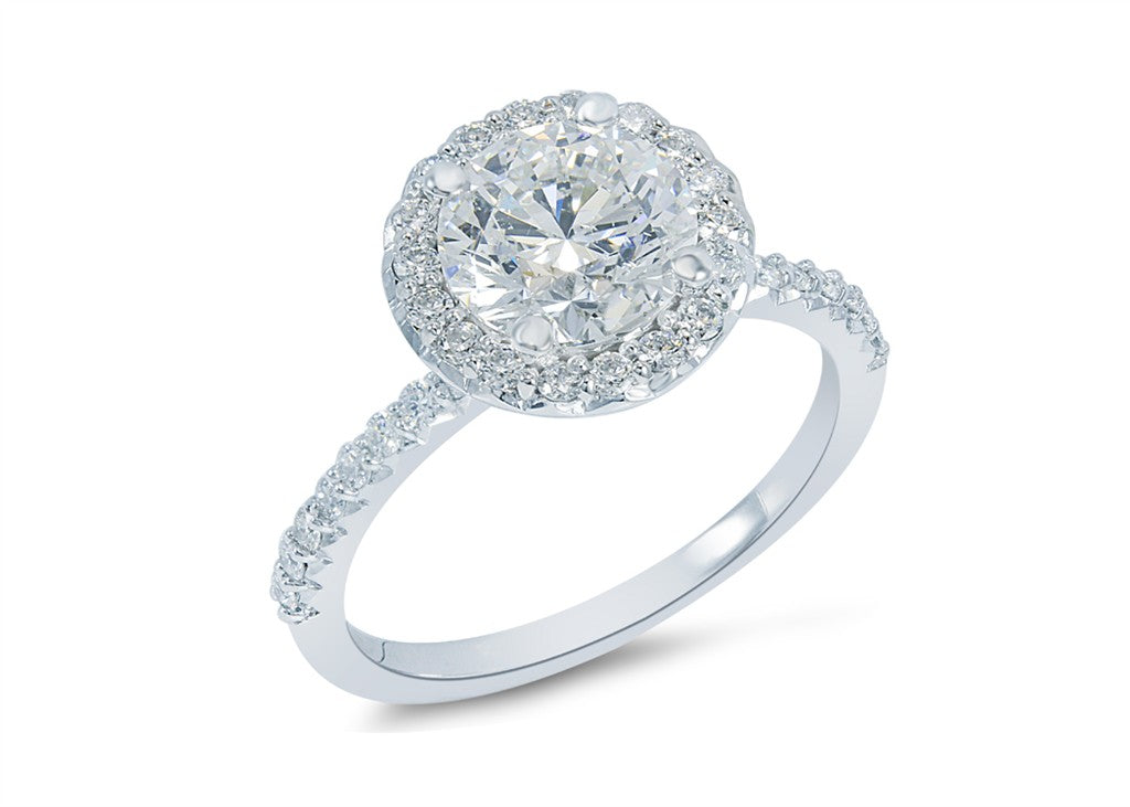 Diamond Semi Mount Engagement Ring