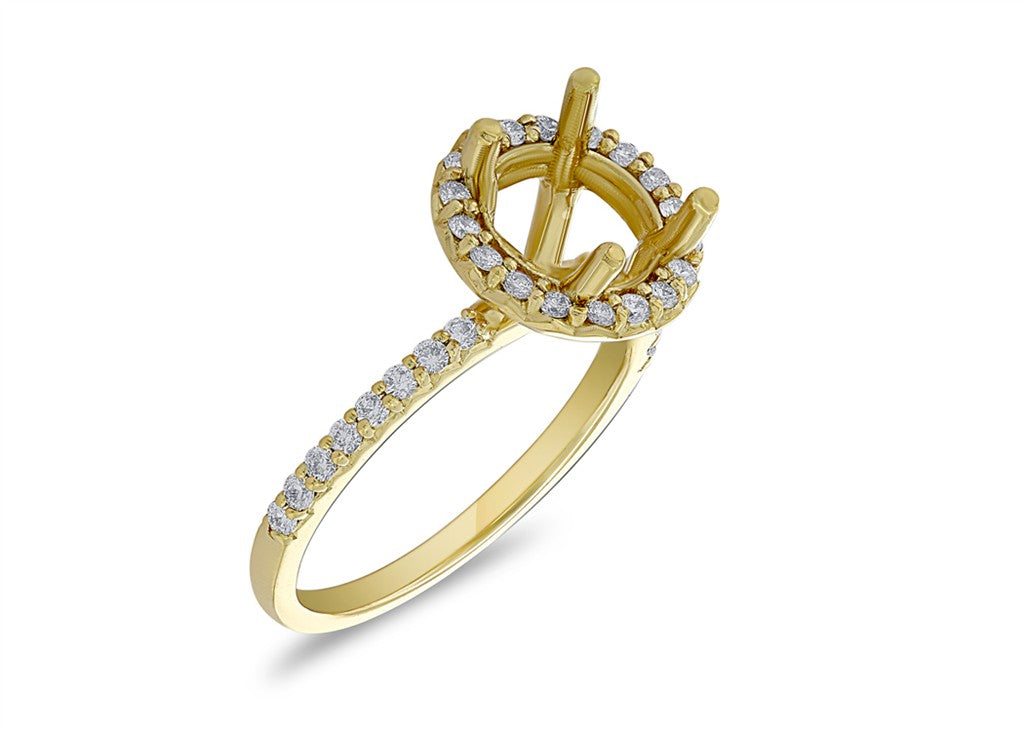 Diamond Semi Mount Engagement Ring