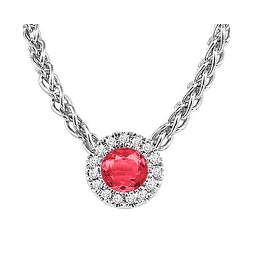 Ruby & Diamond Pendant