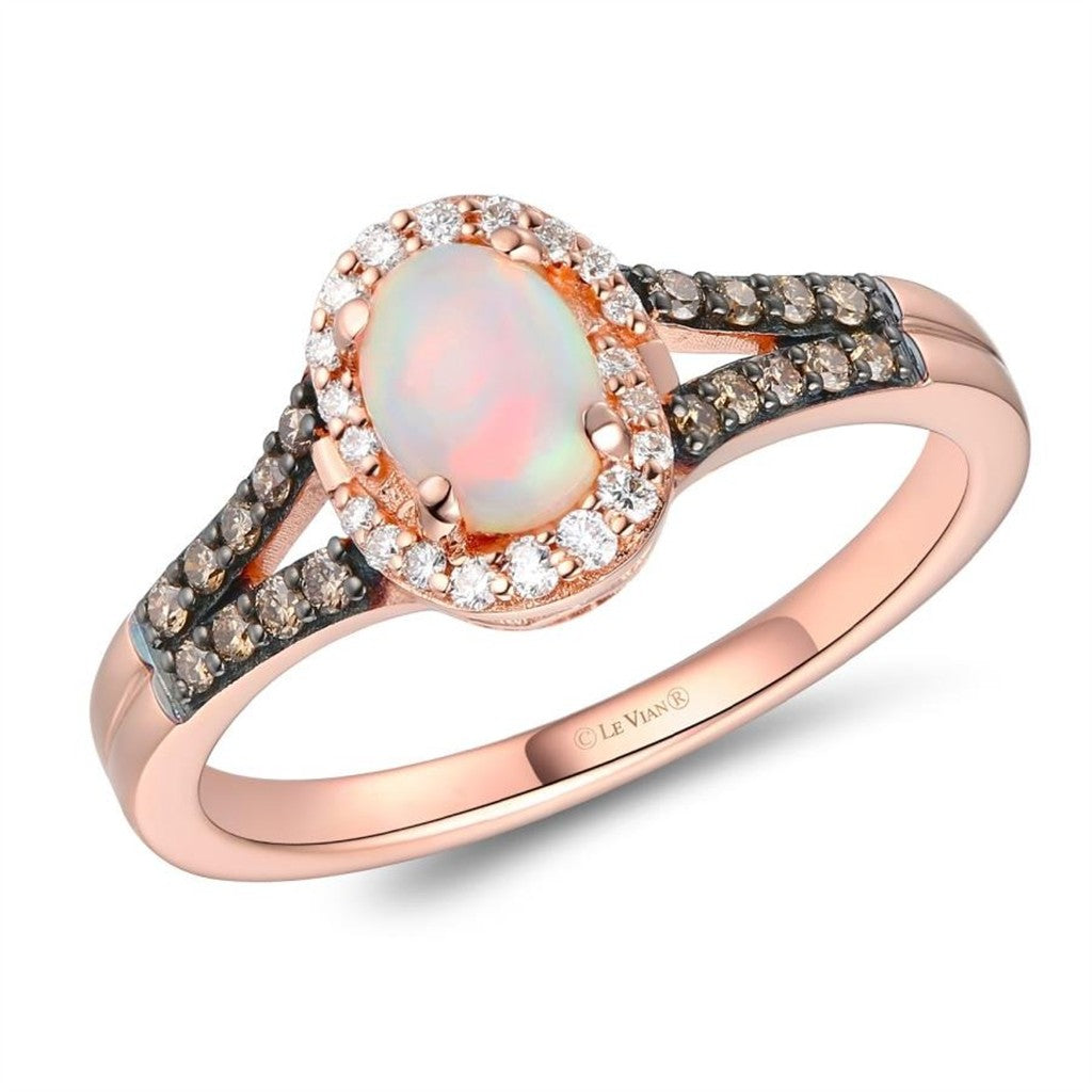 LeVian Diamond & Opal Ring