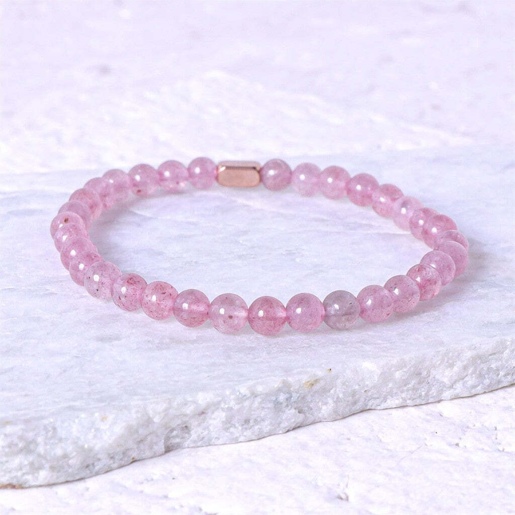 Duplicate Title: Pink Quartz - Accent Bracelet | 48.95 | Pink Quartz - Accent Bracelet