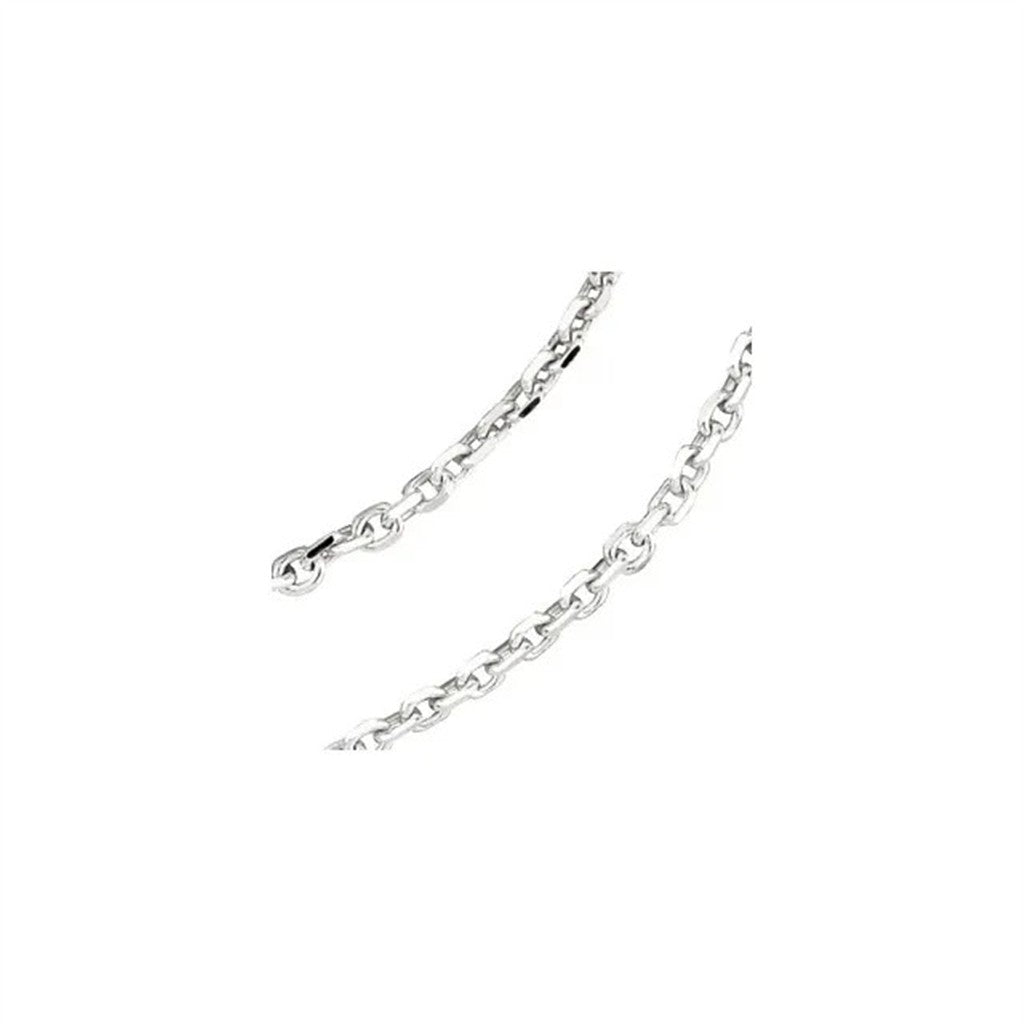 Sterling Silver Diamond-Cut Cable Chain