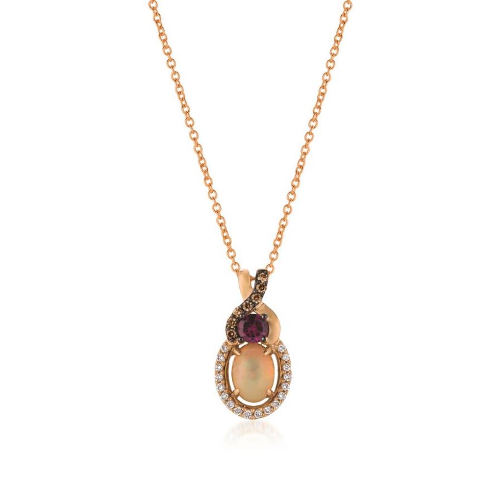 Le Vian Chocolate Diamond Necklace 7/8 ctw 14K Honey Gold | Pueblo Mall