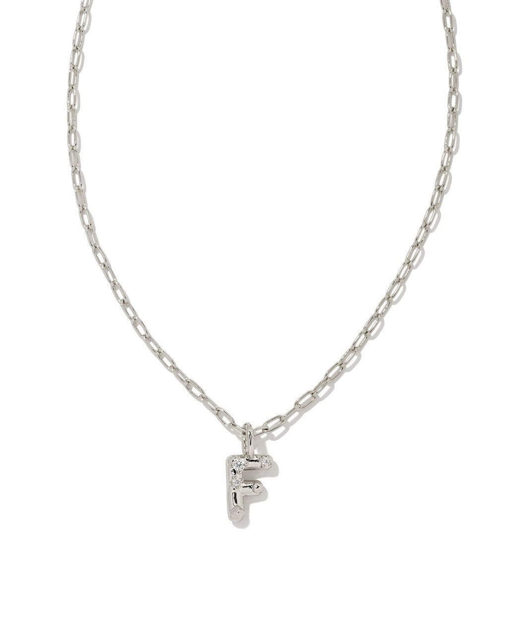 Kendra Scott Crystal Letter F Pendant Necklace